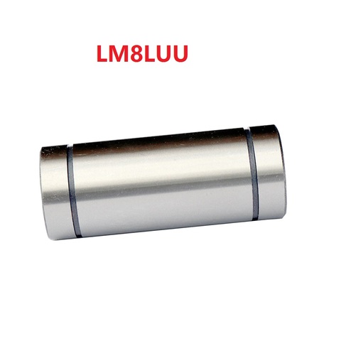 Cojinete lineal de tipo largo LM8LUU, cojinete lineal de 8mm, cojinete CNC para eje, 1 unids/lote ► Foto 1/6