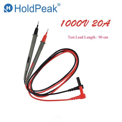 HoldPeak-cables de prueba de sonda Universal HP-9104, 1 par, para multímetro Digital, línea de pluma, cable de prueba ► Foto 1/6