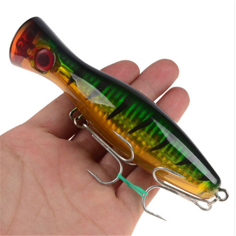 Señuelo de Pesca Popper grande, 1 Uds., 12cm, 40g, Crankbait Iscas Artificial Wobblers, cebo duro de ABS, Pesca de bajo, aparejo de Pesca de Lucio ► Foto 1/6