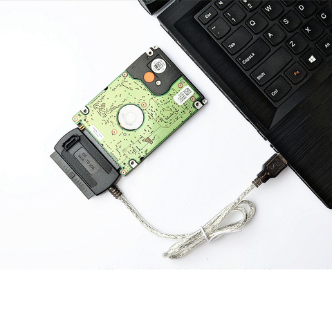 1 unidad de USB 2,0 macho a SATA IDE, interfaz de datos de 2,5 