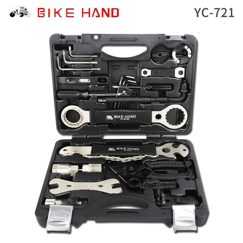 Kit de herramientas de reparación de bicicleta multifuncional de mano de bicicleta YC-721 juego de herramientas profesionales para tienda de herramientas de reparación de ciclismo ► Foto 1/6