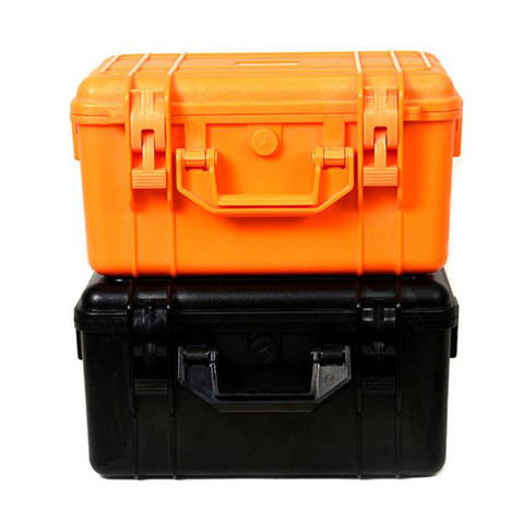 Caja de herramientas de seguridad protectora, caja de herramientas de plástico Abs sellada, impermeable, para equipo fotográfico, almacenamiento de herramientas, 360x270x190mm ► Foto 1/6