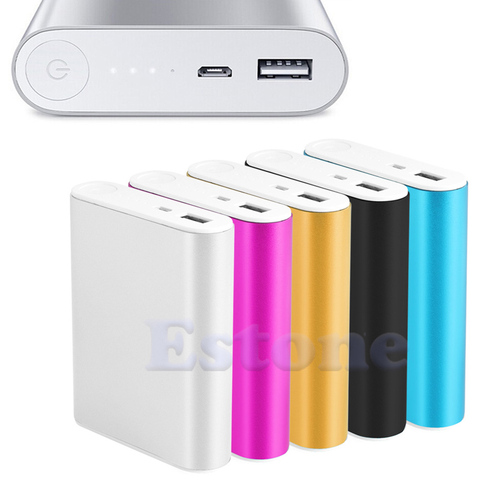 Funda de Banco de energía con Kit USB, cargador de batería 18650 4X, caja DIY para teléfono MP3/4, 1 unidad, 5V, 2.1A ► Foto 1/6