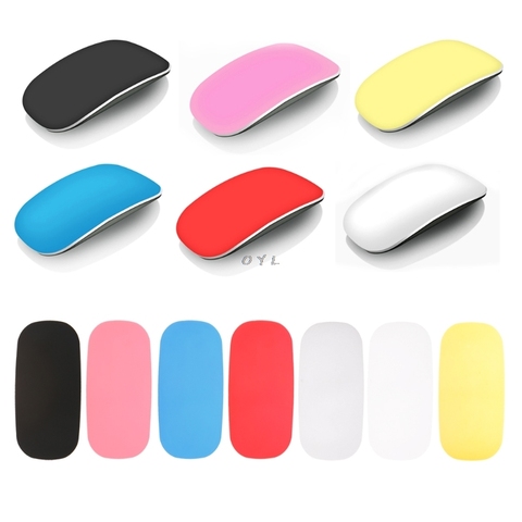 Suave Ultra-fino Coque piel para Apple Magic Mouse caso silicona cubierta sólida protege contra arañazos ► Foto 1/6