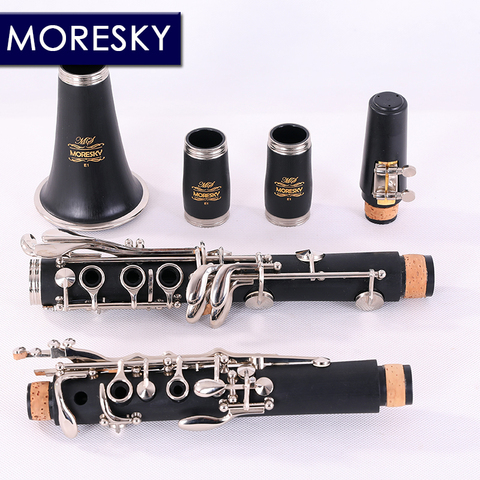 MORESKY clarinete 17 teclas de afinación B /ABS, cuerpo de tubo, material para clarinete ► Foto 1/6