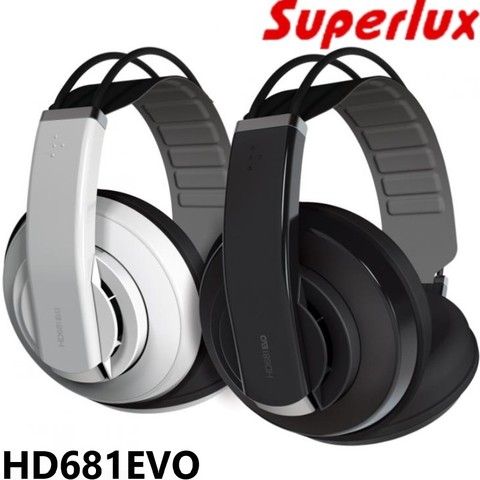 Superlux HD681 EVO Dynamic Semi-abierto profesional auriculares de monitoreo de Audio desmontable Cable de Audio auriculares ► Foto 1/6