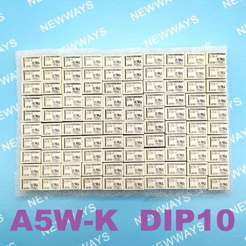 100 unids/lote relé A5W-K Dip10 relé electromecánico Dpdt 2A 5Vdc 178Ohm a través del agujero nuevo y Original ► Foto 1/3