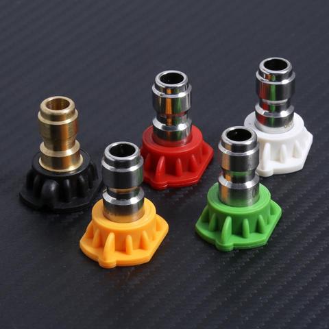 5 unids/set Bonsai herramientas boquilla de Spray conector rápido lavadora de alta presión de lavado de coches boquillas boquilla de lanza el lavado de coches Accesorios ► Foto 1/6