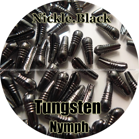 Color Negro níquel/100 cuerpo de ninfa de tungsteno, atadura de moscas, pesca ► Foto 1/1