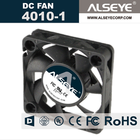 ALSEYE 40mm ventilador de refrigeración 12 V 7000 RPM 4 cm ventilador hidráulico rodamiento Axial de 4010 refrigerador ventilador 40x40x10mm ► Foto 1/5