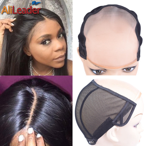Alileader-gorras de peluca para mujer, accesorios para pelucas, redes invisibles para el cabello, talla NetsS/M/L ► Foto 1/6