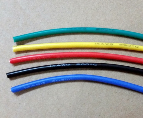 Cable de silicona suave de alta temperatura, 14AWG, 0,08mm x 400, modelo de cable central, cable de alimentación de avión ► Foto 1/3