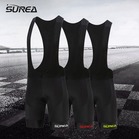 SUREA New 2017 multi-color logo elástico transpirable MTB bicicleta ciclismo apretado cómodo bicicleta pantalones cortos Hombre ► Foto 1/6