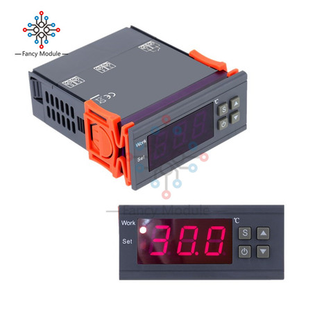 Controlador de temperatura Digital de MH1210W 90-250 V 10A 220 V termostato regulador del regulador con Sensor-50 ~ 110C calefacción control de refrigeración ► Foto 1/6