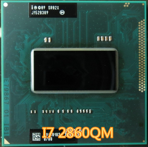 Original intel I7 2860QM 2,5G-3,6G 8M SR02X CPU HM65 HM67 el original formal Cuaderno de edición I7-2860QM quad core i7 2860QM ► Foto 1/1