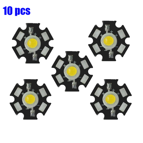 10 unids/lote 1 W 3 W LED disipador de calor de aluminio placa Base placa PCB sustrato 20mm DIY LED a para LED linterna LED bombilla LED Spotlight ► Foto 1/6