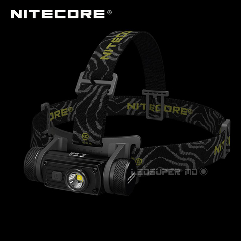 Nitecore-linterna frontal recargable por USB, con batería de 3400mAh, HC60, CREE, XM-L2, U2, LED, 1000 lúmenes ► Foto 1/5