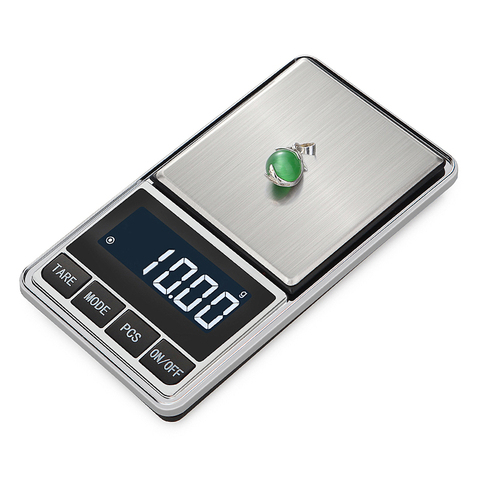 Báscula electrónica de precisión para joyería, balanza de 0,01 gramos, pequeña Balanza de bolsillo para Cocina ► Foto 1/6