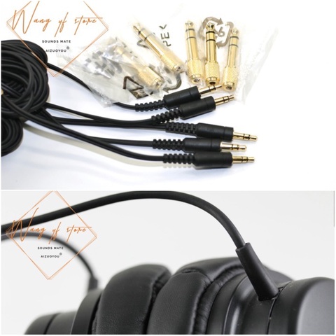 Recableado Actualización de auriculares Cable de alambre para DENON AH-D310 AH-D510 D510R Auriculares auriculares reemplazo de reparación de la Línea 3 metros ► Foto 1/1