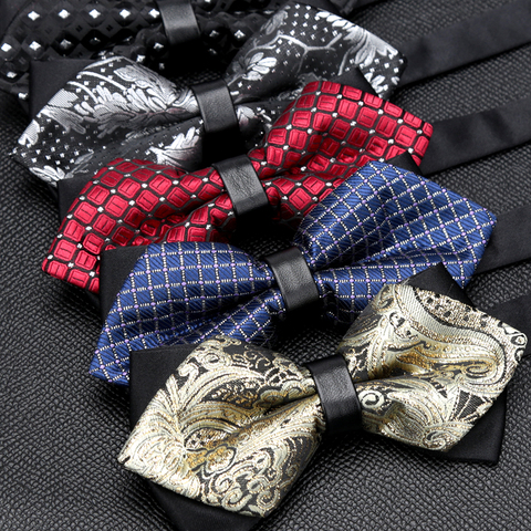 Corbata de lazo para hombre, corbatas de mariposa para boda, formales, a la moda, accesorios para regalos de negocios ► Foto 1/6