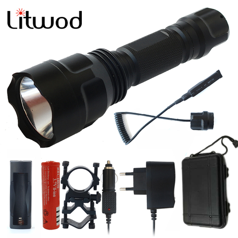 Litwod Z20C8 de alta potencia led linterna Cree XM-L2 U3 táctico linternas lanterna para la caza de la luz de la bicicleta ► Foto 1/1