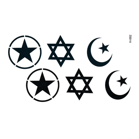 Magen David-tatuajes temporales calcomanías impermeables, tatuaje falso de  la Estrella de David, material barato - Historial de precios y revisión |  Vendedor de AliExpress - luyouba Official Store | Alitools.io