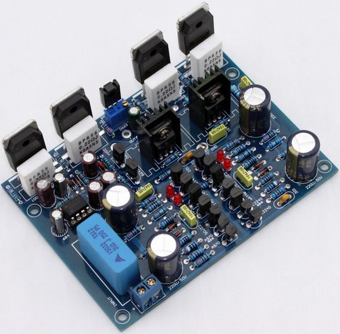 Placa amplificadora de potencia Op amp TL082 en clase A/NJW0281 + NJW0302 + A1930 + C5171 placa amplificadora mono ► Foto 1/1