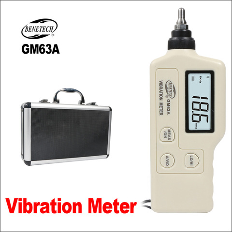 Analizador De vibración BENETECH, dispositivo De Medidor De Vibraciones Digital, probador De Vibraciones De mano, probador vibrador GM63A ► Foto 1/6