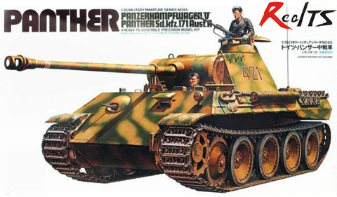 RealTS TAMIYA 35065 tanque de escala de 1/35 kit de montaje de tanque de pantera alemana ► Foto 1/6