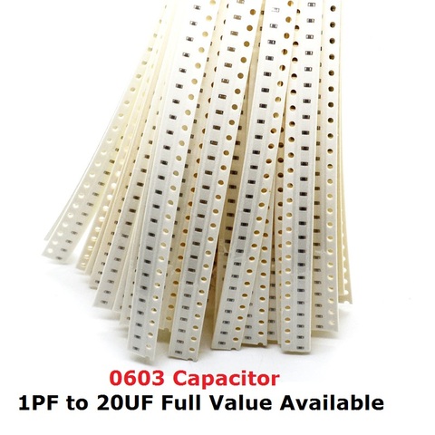 Capacitancia de Chip SMD, 200 Uds., 0603 UF, 0,01 UF, 0.022UF, 4.7NF, 10NF, 22NF, 47NF, 0.047 P/PF, 4700, 103, 223, 472, 473 M/K/Z, 50V, X7R ► Foto 1/1