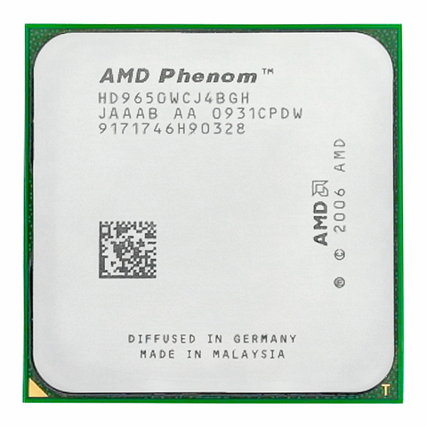 AMD Phenom X4 9650 CPU 2,3 GHz 95W Quad Core Socket AM2 + ► Foto 1/4