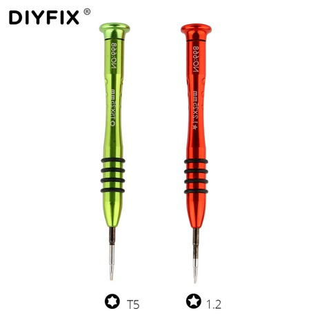 DIYFIX precisión T5 Torx P5 1,2mm Pentalobe destornillador para Apple Macbook Air / Pro con pantalla Retina de herramientas para reparación de ordenadores portátiles ► Foto 1/5