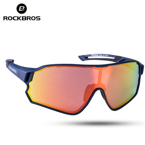 ROCKBROS bicicleta polarizadas gafas de la bicicleta 100% UV400 resistencia al impacto lente gafas de sol de las mujeres de los hombres corriendo escalada Glasse gafas ciclismo hombre ► Foto 1/6