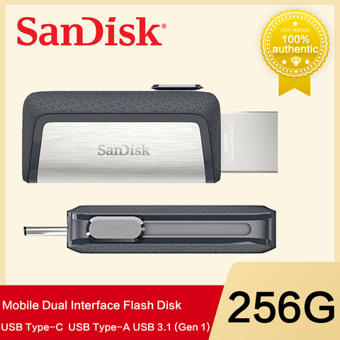 Nueva de 64 GB de sandisk SDDDC2 extrema de alta velocidad tipo C USB3.1 Dual OTG USB Flash Drive 128 GB pluma unidades32 GB 150 m/s ► Foto 1/6