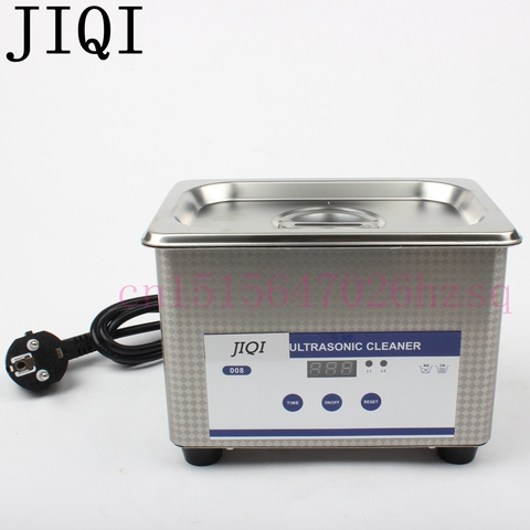 JIQI-limpiador de baño ultrasónico Digital para el hogar, máquina de joyería con revestimiento de acero inoxidable, 0.8L, 110V/220V ► Foto 1/5