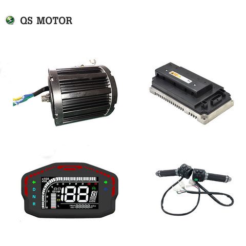 QSmotor 138 72 V 100KPH 3kw motor de transmisión media 3000 w kits de tren de potencia con controlador de motor tipo piñón ► Foto 1/1