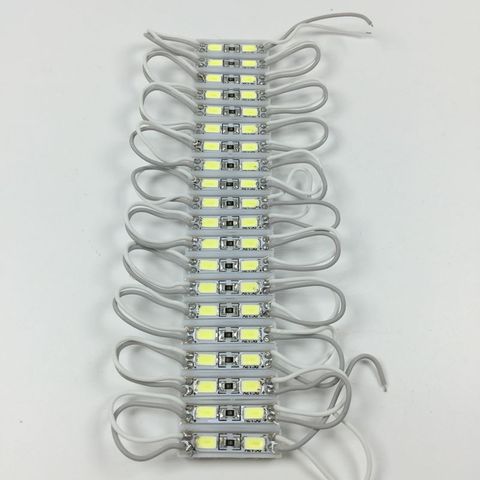 20 unids/lote mini blanco fresco LED módulo 5730 SMD impermeable IP66 lámpara LED retroiluminación para la mini muestra y letras DC12V ► Foto 1/6