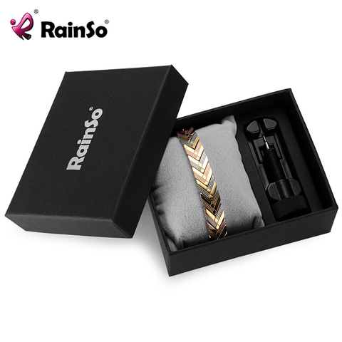 RainSo-pulsera magnética para mujer, brazalete de germanio Bio Energy, pulseras de terapia curativa, joyería de moda 2022, gran oferta ► Foto 1/6