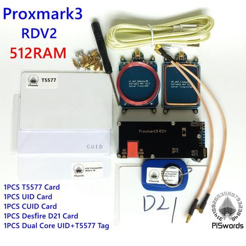 Kits proxmark3 REV2.0 proxmark NFC lector RFID escritor HF si antena J2A040 tarjeta UID T5577 llave intercambiable copiadora grieta Clon ► Foto 1/1