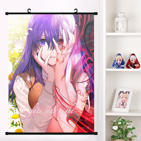 Destino Moive/noche de estancia: impresión del cielo Sakura Matou Rin Tohsaka pared cartel colgante de pared póster decoración del hogar arte de la colección ► Foto 1/6