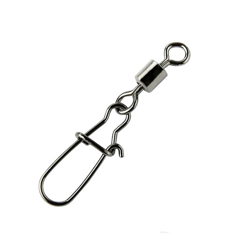 100PCS 2# 3# 4# 6# 8# 10# Fishing Connector Pin Bearing Rolling Swivel Stainless Steel with Snap Fishhook Lure Tackle Accessorie ► Foto 1/6