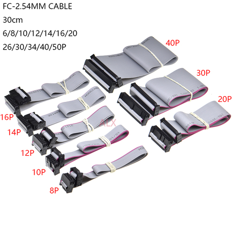 JTAG-CABLE de datos de cinta plana gris para FC-6 DC3 ► Foto 1/4