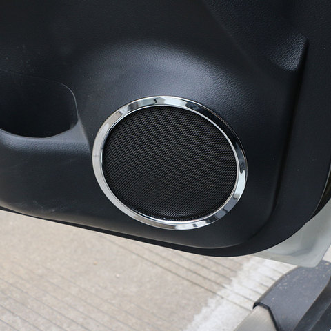 Jameo Auto puerta altavoz anillo cubierta altavoz decoración Trim pegatina para Nissan X-Trail Xtrail Rogue T32 2013-2017 ► Foto 1/6