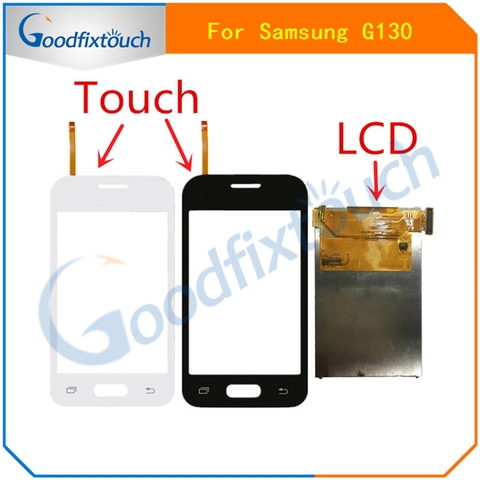Pantalla LCD de 3,5 pulgadas de alta calidad para Samsung Galaxy DUOS Young 2 Duos G130H G130 con Panel Sensor digitalizador de pantalla táctil ► Foto 1/1