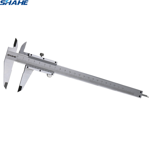 Shahe-calibrador vernier y regla, 0-200mm, 8 