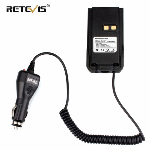 Cargador negro para automóvil Eliminador de batería, 12V-24V, para Ailunce HD1/Retevis RT29, banda Dual, DMR Ham, transceptor de Radio, Walkie Talkie ► Foto 1/6