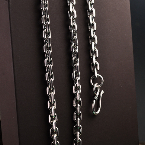 BOCAI-collar de plata de ley s925 con personalidad, collar de cadena de plata pura con estilo de restauración de formas antiguas ► Foto 1/6