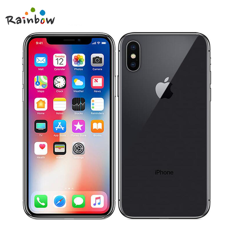 Apple-smartphone iPhone X, iPhone Original con ID facial, pantalla táctil de 5,8 