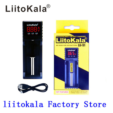 Liitokala lii-100B Lii-S1 LiiS2 LiiS4 liittery cargador 18650 C para 18650, 26650, 20700, 18350 AA AAA baterías ► Foto 1/5