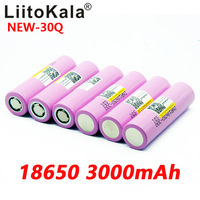 Nuevo LiitoKala 100% original 18650 INR 3,7 V batería 3000 mAh INR18650 30Q Li-Ion baterías recargables ► Foto 1/6